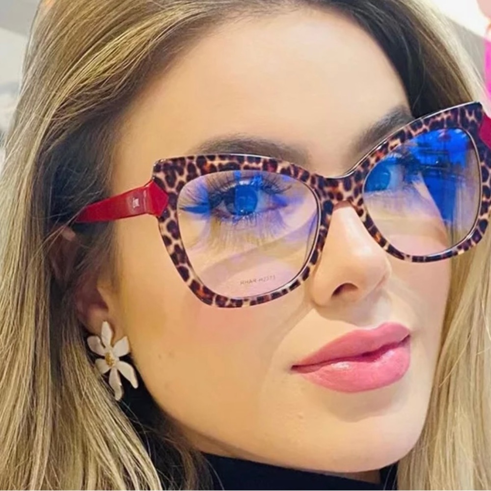 Funky FRAMES, Leopard Red glasses eyewear fashion sexy FALL optical FRAMES